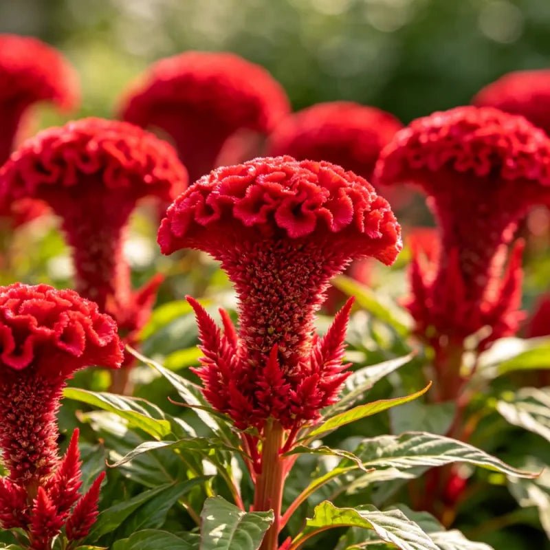 Multi Headed Red Cockscomb Seeds - Verdseeds